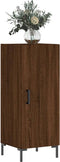 vidaXL - Dressoir - 34,5x34x90 - cm - bewerkt - hout - bruin - eikenkleur