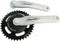 Crankstel Miranda Alfa 1, 33T 3/32 met zwarte disc 9.2cm en zilveren crank