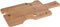 Excellent Houseware Borrelplank/kaasplank - speels model - bamboe hout - 29 x 15 cm - serveerplank
