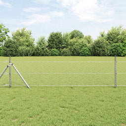 vidaXL - Hexagonale - Omheining - 0,8x50 - m - Gegalvaniseerd - Staal