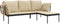 vidaXL - 3-delige - Loungeset - met - kussens - poly - rattan - beige