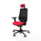 Bureaustoel Piqueras y Crespo D036G2W Rood