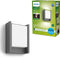 Philips Arbour - Buitenwandlamp - LED 3.8 W - Antraciet