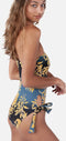 Barts Marilla One Shoulder One Piece - Afneembare strik - Gebloemd - Old blue