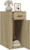 vidaXL - Bureaukastje - 40x49x75 - cm - bewerkt - hout - sonoma - eikenkleurig