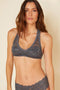Cosabella NSN RACER BACK BRA - Beugelloze Bralette - Zacht elastisch kant - Antraciet
