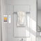Quality Heating QH-GD Serie infrarood paneel voor aan de wand – Glazen infrarood verwarmingspaneel – infrarood verwarming met ingebouwde wifi thermostaat - Met handdoekbeugel - Wit - 700 Watt - 60 x 120 cm