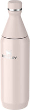 Stanley The All Day Slim Bottle - Thermosfles - Dubbelwandig vacuümgeïsoleerd - Rose Quartz - 600 ml