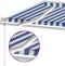 vidaXL - Luifel - automatisch - met - LED - en - windsensor - 400x350 - cm - blauw - wit
