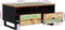 vidaXL - Salontafel - 80x54x40 - cm - massief - gerecycled - hout - en - bewerkt - hout