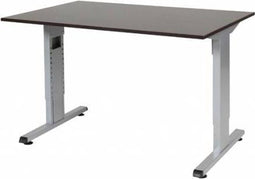 Verstelbaar Bureau - 120x80 logan - alu frame