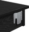 vidaXL - Wandbar - Tafel - - - Zwart - Eiken - - - 102x55x103.5 - cm - - - Gemaakt - van - Bewerkt - Hout