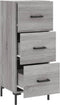 vidaXL - Dressoir - 34,5x34x90 - cm - bewerkt - hout - grijs - sonoma - eikenkleurig