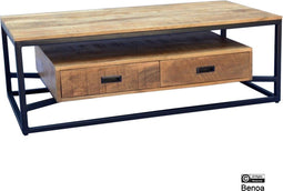 Salontafel Len mangohout 120x60 cm