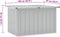 vidaXL - Tuinbox - 109x67x65 - cm - grijs