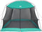 vidaXL - Camping - Muggennet - met - Deur - Groen - 4-Persoons - Waterdicht