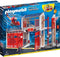 PLAYMOBIL - City Action - Grote brandweerkazerne met helicopter - 61 x 21 x 36 cm