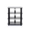 NorStone EPUR 4 - Audio meubel - Gehard glas - Zwart