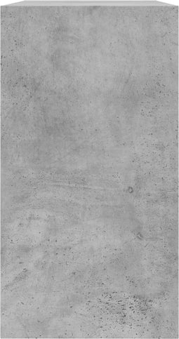 Schoenenkast 80x34x63 cm bewerkt hout betongrijs