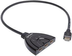 Manhattan 207843 - HDMI-switch 3-poorts - 1080p - Zwart
