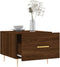 vidaXL - Salontafel - 50x50x40 - cm - bewerkt - hout - bruin - eikenkleur