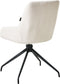 JENNER - Set van 2 eetkamerstoelen - Gebroken wit - Polyester