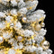 vidaXL - Kunstkerstboom - met - scharnieren - 150 - LED's - en - kerstballen - 150 - cm