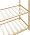 vidaXL - Kledingrek - met - schappen - 80x40x175 - cm - bamboe