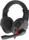 Natec Argon 120 - Gaming headset - Stereo 2.0 geluid - Rood Zwart