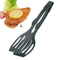 Westmark Dubbele bak-/serveertang, lengte: 28,9 cm, kunststof, Duetto Flonal, zwart, 21002260