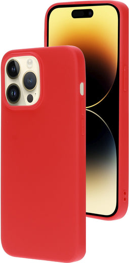 Mobiparts iPhone 14 Pro Max - Silicone Cover - Soft-touch - Rood