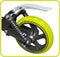 Skids Control 2-wiel Kinderstep Opvouwbaar Voetrem Zwart/groen