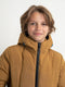 Petrol Industries - Gevoerde Winterjas - Vaste capuchon - Bruin - Maat 152
