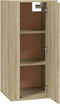 vidaXL - Tv-wandmeubel - 40x34,5x80 - cm - sonoma - eikenkleurig