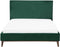 BAYONNE - Tweepersoonsbed - Groen - 140 x 200 cm - Fluweel