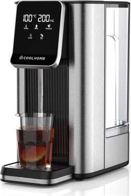 CoolHome HW24 - Heetwaterdispenser - 2,5L 40–100°C - RVS-Zwart