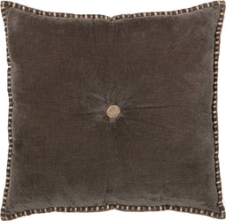 WOOOD Levy Kussen - Katoen - Mocca - 45x45