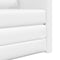 vidaXL - Vloer - Sofa - Bed - 2-in-1 - Wit - 74x77x81 - cm - Faux - Leren