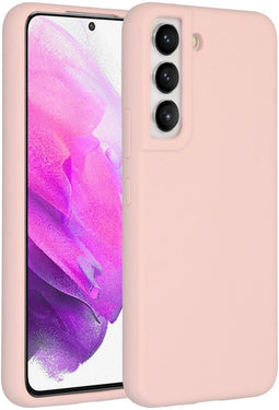 Accezz Liquid Silicone Backcover - Samsung Galaxy S22 - Schokabsorberend - Roze