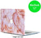 Lunso Geschikt voor MacBook 12 inch cover hoes - case - Marble Finley