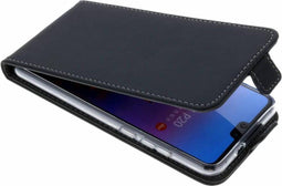 Accezz Hoesje Geschikt voor Huawei P20 Hoesje Met Pasjeshouder - Accezz Flipcase - Zwart