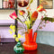 Mica Decorations Felipe - Tulpenvaas - Handgemaakt keramiek - Oranje H27 x Ø20 cm