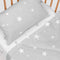 Happy Friday Sheet set 2 pieces Little star grey 100x130 cm (Cot) Grey