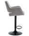 Criks Design Monza Barkruk - Hoogte Verstelbaar 93-115 cm - 360° Draaibaar - Taupe (2 stuks)