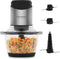 JAP Appliances Multi Chop - Hakmolen - 600ml glazen kom - 400W - Vaatwasserbestendig - 6 messen - IJscrusher