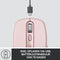 Logitech MX Anywhere 3 - Draadloze muis - MagSpeed-scrolwiel - Roze