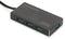Digitus DA-70240-1 - USB 3.2 Gen 1-hub 4 poorten - Aluminium behuizing Zwart
