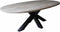 Old Inn - Eettafel Deens Ovaal Eiken met Spinpoot 200x110
