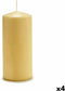 Kaars 9 x 20 x 9 cm Crème (4 Stuks)