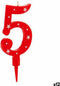 Kaars Cijfer 5 (12 Stuks)
